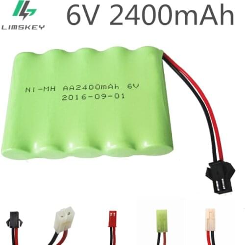6V 2400mAh Remote Control toy electric lighting lighting security facilities AA battery RC TOYS Ni-MH battery group