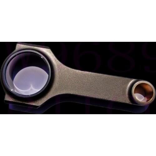 Jetta h beam forged steel en24 4340 connecting rod for vw audi engines code aba abf aad 2e 236mm height block quality warranty