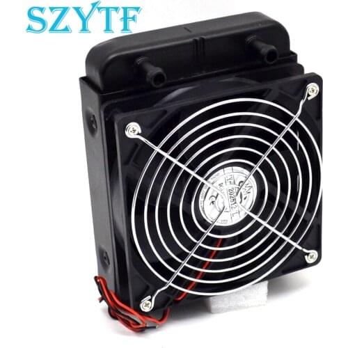1pcs Low Noise 120 x 120mm Water Cooling CPU Cooler Row Heat Exchanger Radiator with Fan