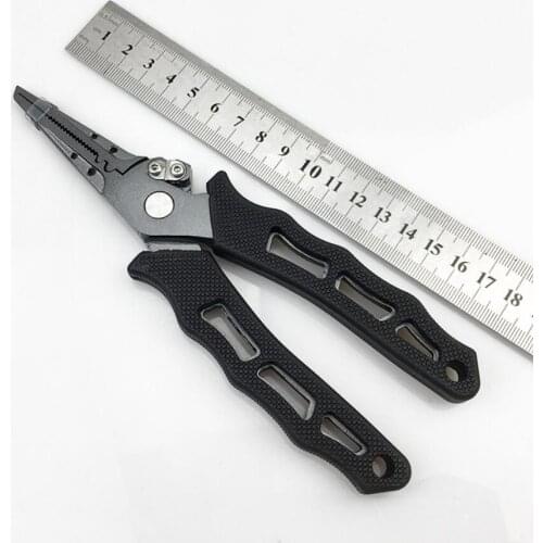 Multi-function Aluminum Fishing Pliers Braid Cutter Hook Remover Tackle Tool with Pouch Rope Carp Fishing Tools