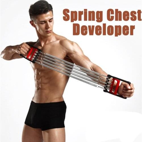 Multifunction spring chest developer Elastic bands fitness body building gym equipment Home workout expander resistance bands