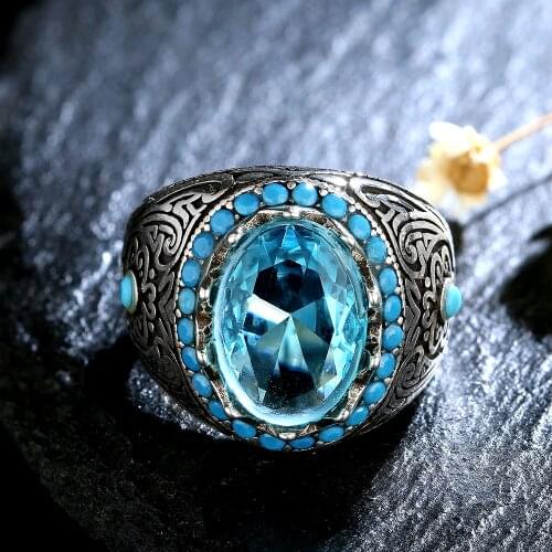 NASIA N STYLE Silver Rings For Men