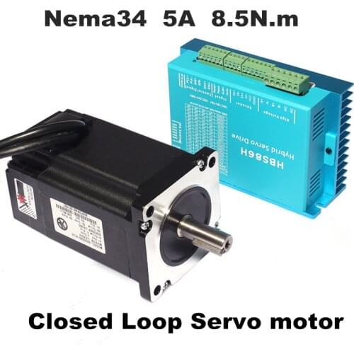 Nema 34 Stepper Motor Driver Servo Motor 86HSZ8.5N+HBS86H Closed-loop step motor 8.5N.m Nema 34 86 Hybrid closed loop 2-phase