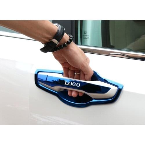 Stainless steel Car Door Handle bowl Trim Strips Sticker For Honda CRV CR-V 2017 2018 2019 2020 Door handle patch Accessories