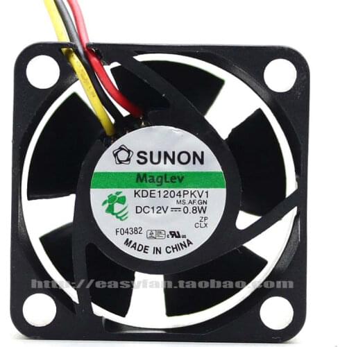 Original 4CM cooling fan 4020 12V 1.2W KDE1204PKV1 three lines