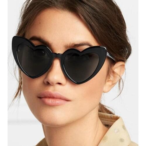 2021 Oversized apple Sunglasses Women Retro Black Mirror Sun Glasses Fashion Vintage Big Lunette De Soleil Femme zonnebril dames