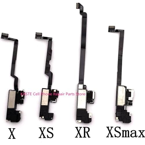 OEM Ear Earpiece Flex Replacement For iPhone X Xs Max XR XSM Proximity Light Sensor Sound Earphone Speaker Flex Cable Assembly