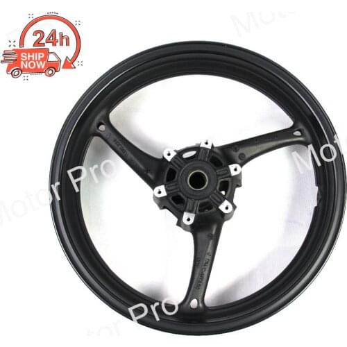 For SUZUKI GSXR 600 Front Wheel Rim 2008 2009 2010 GSXR600 08 09 10 Motorcycle Parts CNC Aluminum GSX R GSX-R 750 1000 Black