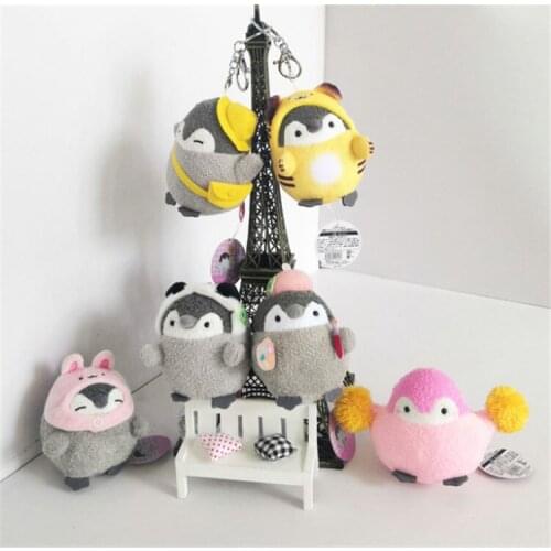 Positive Energy Penguin Pendant Plush Toys Transformed into Paddles Keychain Creative and Lovely Plush Toys