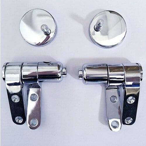 Resin Solid Wood Toilet Seats Cover Cushion Quick Release Silver Hinge Stainless Steel Fixing Bracket Hinge Fittings,FL21095