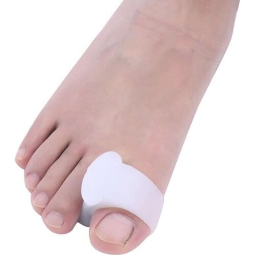 1Pair Silicone Bunion Corrector Toe Separator Straightener Pain Relief Tool Comfortable Breathable Easy to Wear Toe Straightener