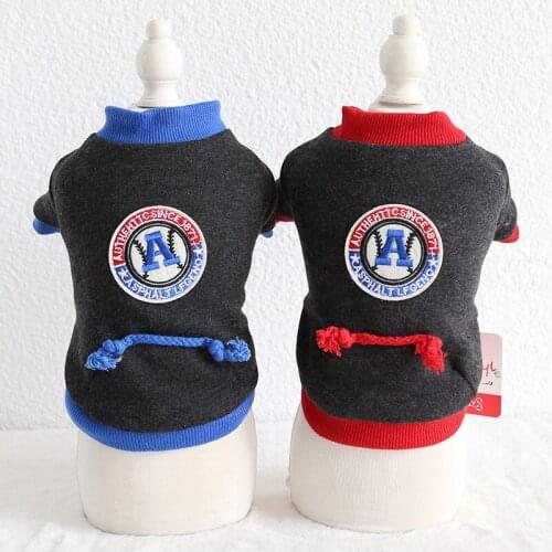 Dog Thick Hoodies Coats Shirt Winter Cotton Rope Pet Dog Clothes Clothing For Dogs Cat Yorkie Maltese Chihuahua XS-XL