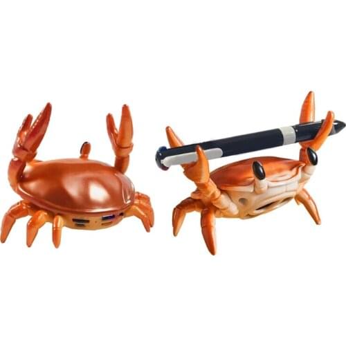 Universal Mini Weightlifting Crab Wireless Bluetooth Speaker Desktop Holder R58A