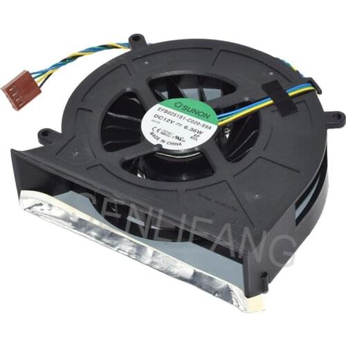 For SUNON EFB0251S1-C020-S9A DC12V 6.36W 4PIN CPU Cooling FAN