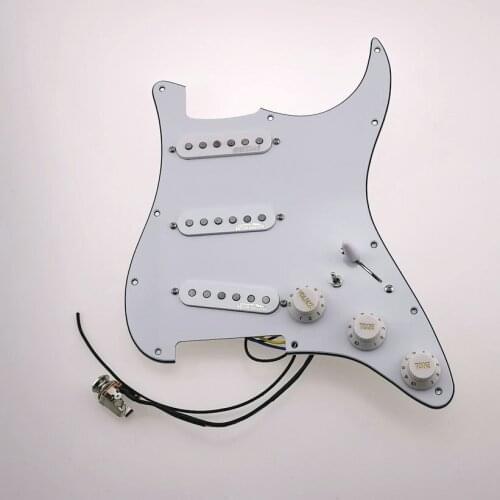Wilkinson WVS 60s Alnico5 SSS Single Coil Guitar Pickups Stratocas 7-Way type fully loaded pickguard