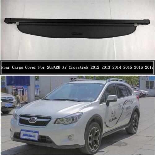 Rear Cargo Cover For SUBARU XV Crosstrek 2012-2017 Partition Curtain Screen Shade Trunk Security Shield Auto Accessories