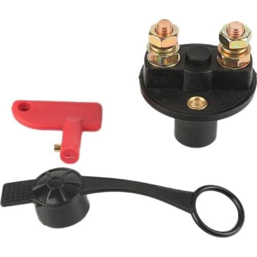 1Pcs Support Car Battery Isolator Disconnect Cut OFF Power Kill Switch For Car Truck Truck Battery Disconnect Kill Cut Off