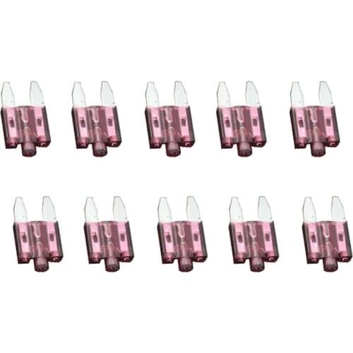 10 PCS 40A Small Fuse inserts car insurance tablets small fuse with lamp car inserts fuse