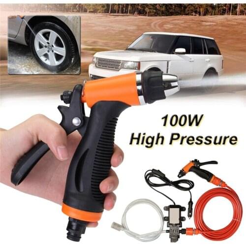 12V 100W High Pressure Self priming Electric Car Wash Water Pump Car Washer Set Washer Washing Machine Washing Glass Car