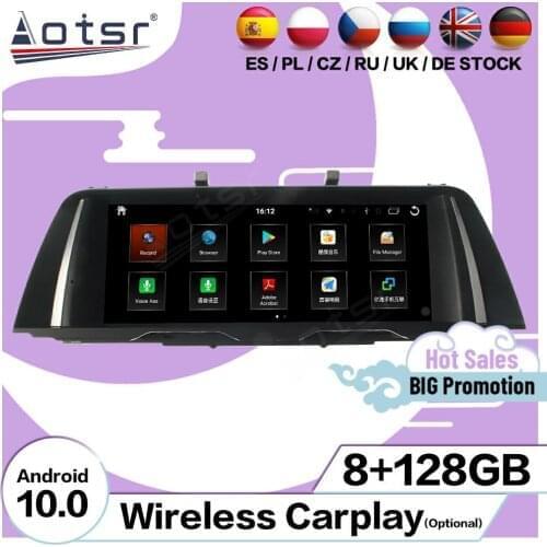 8+128GB Multimedia Android 10 Player For BMW 5 Series F10 F11 2009 2010 2011 2012 2013 2014 2015 GPS Navi BT Car Radio Head Unit