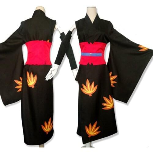 Anime GINTAMA Silver Soul figure Tsukuyo Kimono Uniform Halloween Cosplay costumes for women NEW 2018 freeship