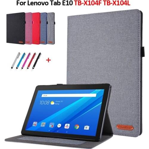 Case for For Lenovo Tab E10 TB-X104F Case Cover Cowboy Flip Stand Funda Tablet for Lenovo Tab E10 TB-X104F 10.1 inch