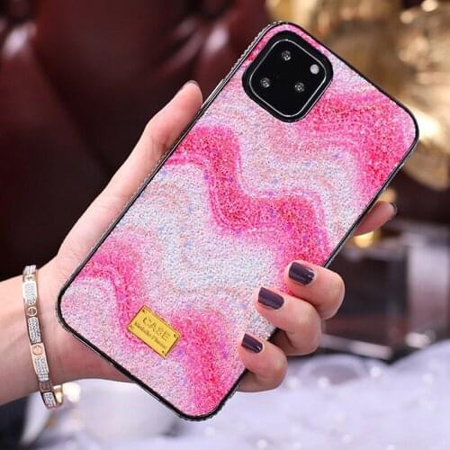 Phone Case For iPhone 11 Pro Max 7 8 Plus Cover Luxury Bling Diamond TPU Protection Case For iPhone X XR XS MAX 6 6S Plus Coque
