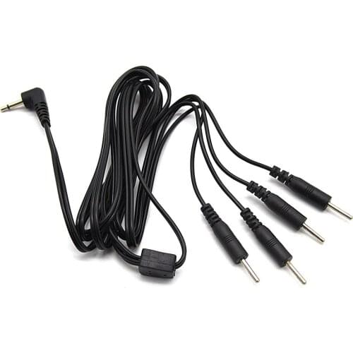 Electro Sex Body Massager Button Electric Shock Wire Massage Shock Conversion Line sex toy products