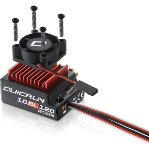 Hobbywing QUICRUN 10BL120 Sensored 120A / 10BL60 Sensored sin escobillas velocidad ESC controlador para 1/10 1/12 RC Mini Coche