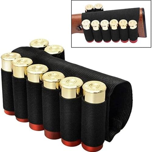 Hunting Airsoft Tactical 6+2 Shots Bandolier 12 gauge Molle Magazine Mag Tactical pouch Cartridges Holder accessories