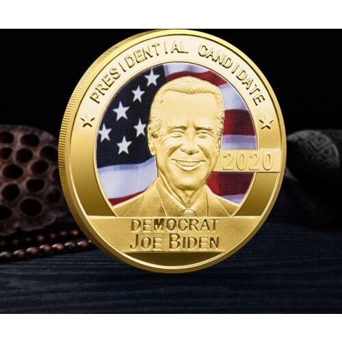 2020 U.S. Presidents Election Biden Gold Color Commemorative Coin Challenge Coin Gold Coins Collectibles #3