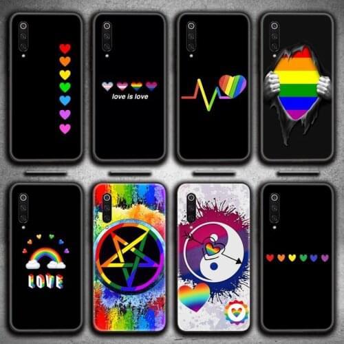 Rainbow Gay Lesbian LGBT Phone Case for Xiaomi Mi Note 10 Lite Mi 9T Pro xiaomi 10 10 CC9 Pro