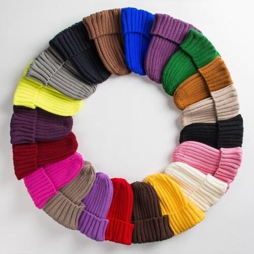 COKK Women Hat Beanie Bonnet Stretch Hats For Women Ladies Autumn Winter Beanie Solid Color Head Cap For Girls Chapeau Femme New