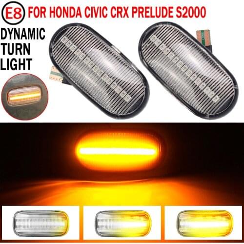 Led Dynamic Side Marker Turn Signal Light Sequential Blinker Light For HONDA Prelude CRX S2000 Integra Fit Del Sol Acura Civic