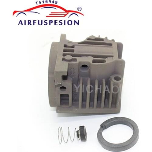 Air Compressor Pump Cylinder Head With Piston Ring Rubber Valve for X5 E53 C6 Q7 L322 4L0698007A 4L0698007B 4F0616005D