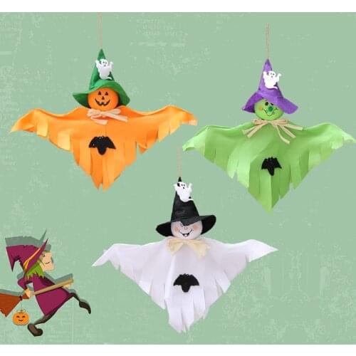 1pcs Halloween Hanging Ghost Decors Ghost Pendant Ghost Ornament Decor Props Halloween Decoration