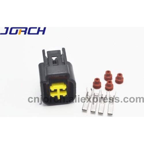 10sets 4pin Furukawa electrical housing plug FWY-C-4F-B waterproof wire connector 12444-5504-2