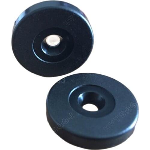 10pcs 125Khz Rfid Round Coin Card EM4100 Disc Tag For Patrol System Black Checkpoint