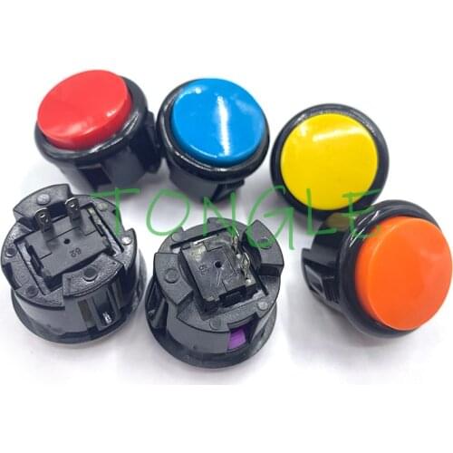 12 Pcs 30mm Arcade Push Button Copy SANWA OBSF-30 JAMAE MAME DIY Parts