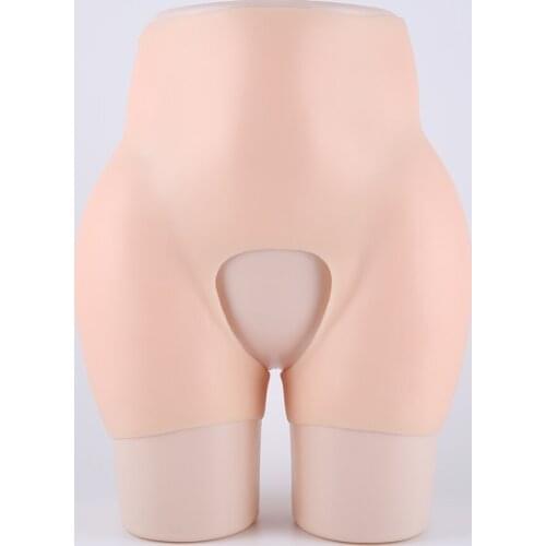 3900g Silicone Panties Buttock Enhancement Underwear Hip Up Crossdressing Fake Vagina for Crossdresser Gay Transgender Shemale