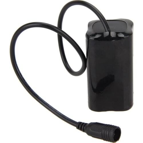 Bike Light Power Source Rechargeable 16000mAh 8.4V 4x 18650 Battery Pack For Bicycle Light Headlamp