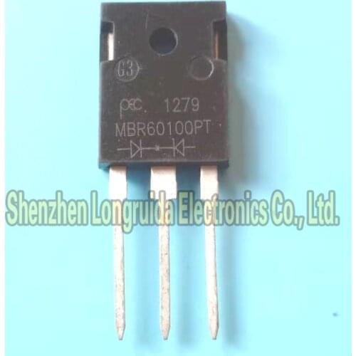 10PCS MBR60100PT MBR60100WT V60100PW TO-247 60A 100V Schottky Barrier Diode