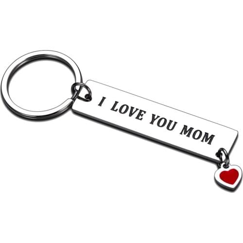 Mothers Day Keychain Gifts for Mom From Daughter Son Birthday Presents for Mother Dad Thanksgiving Day Wedding Graduation Gift