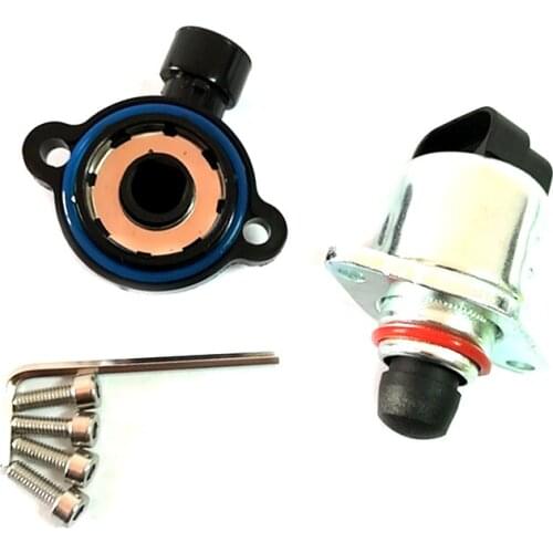 Throttle Position Sensor Set TPS & IAC For LS Motor Cable Driven Throttle Bodies ( 4.8 , 5.3 And 6.0 )