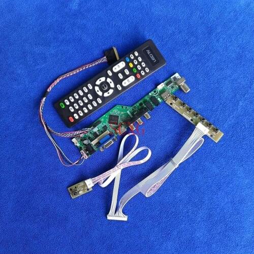 Kit VGA USB AV HDMI-compatible For B156RW01/LP156WD1 LED LCD Display controller drive board Analog signal 1600*900 LVDS 40-Pin