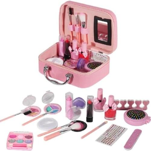 Cosmetics Makeup Toys set For Girls Fashion Kids Cosmetics Make Up Set Beauty Pretend Play Toy Suit For Children Christmas Gift