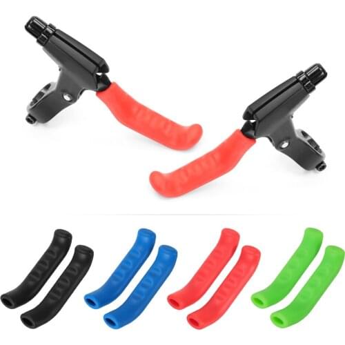Lixada 2pcs Bike Brake Lever Covers Bicycle Grips Protectors Sleeves for Mountain Bike Road Bike