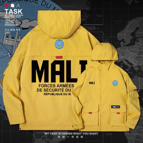 Mali Malian MLI men jacket hooded Land Force logo army fan coat for men chaquetas hombre jackets fashion nation autumn clothes