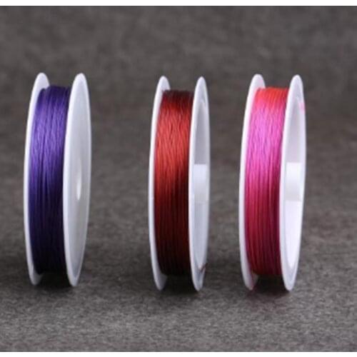 Copper Wire Beading Cord Thread 0.4mm Steel For DIY Bracelet Necklace Jewelry Making High Quality String Rope Accessories