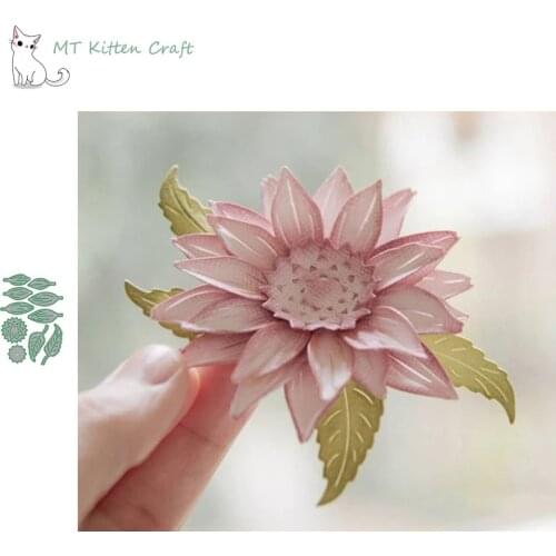 MT Craft Flower Leaf Metal Cutting Dies Stencils DIY Scrapbooking Photo Album Decorative Embossing Paper Card Crafts Die Cut